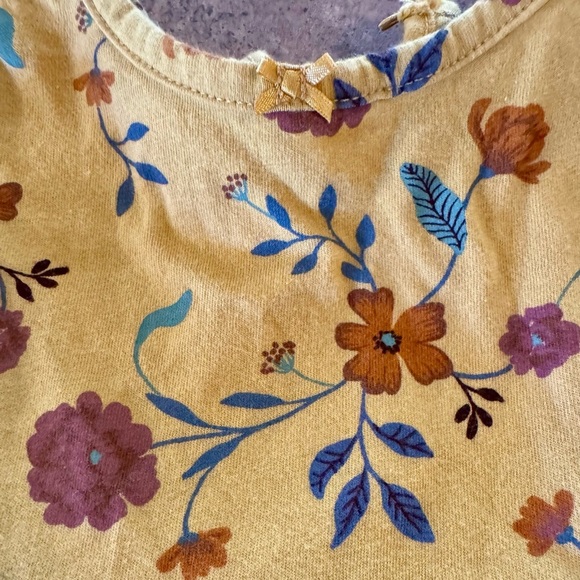Carter's- Yellow Floral Baby Dress, Size 6M - Picture 2 of 5